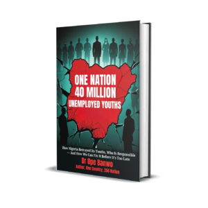 ONE COUNTRY, 40 MILLION UNEMPLOYED YOUTHS